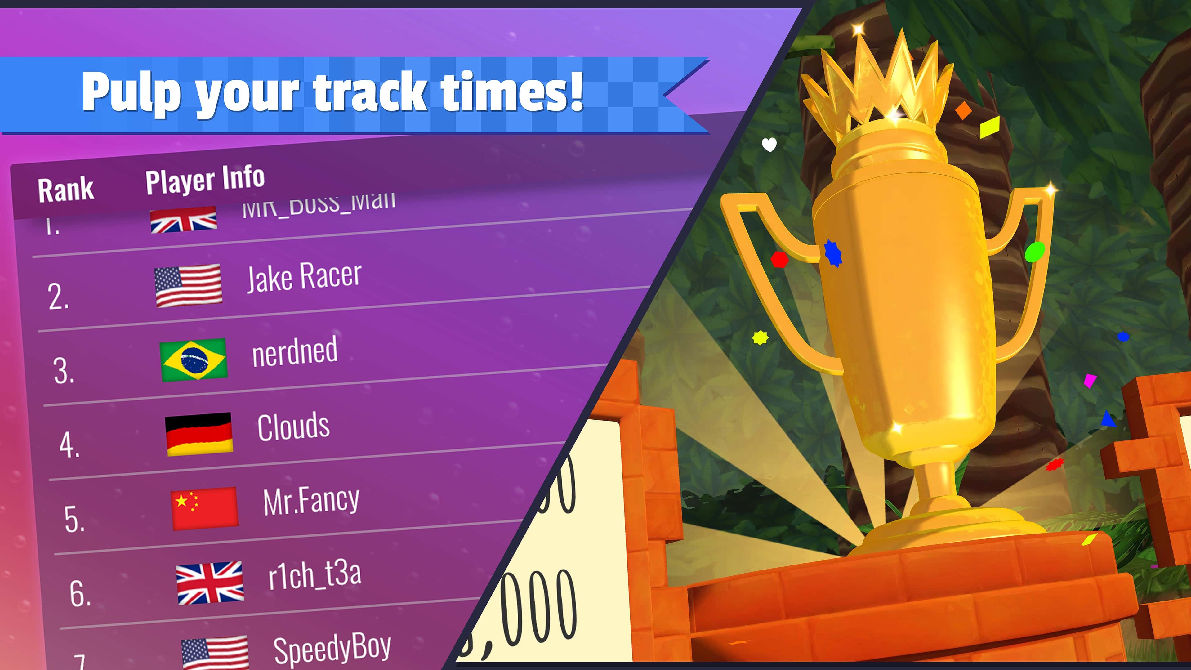 Short, quick-fire track challenges